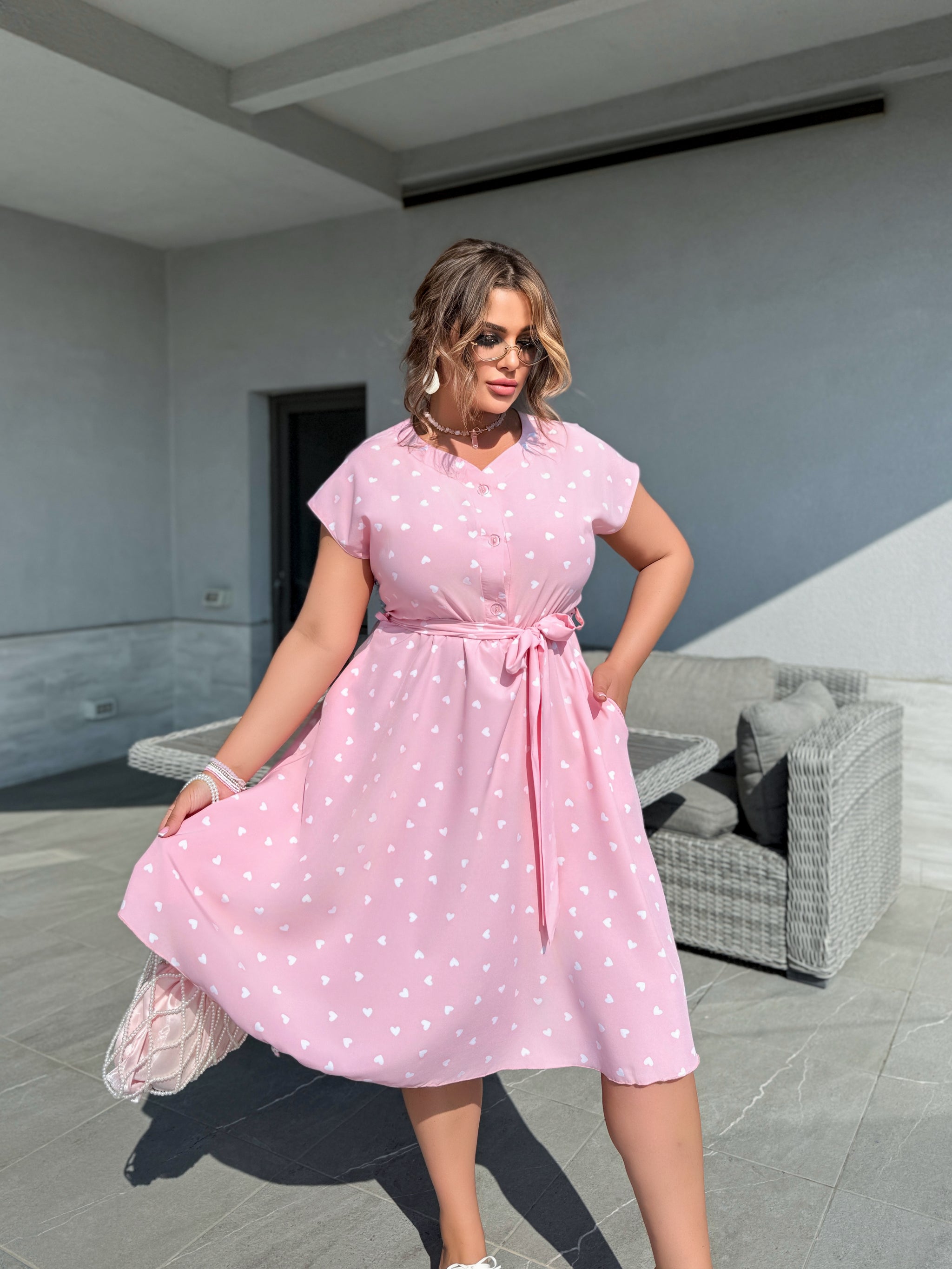 Női ruha plus size 1804