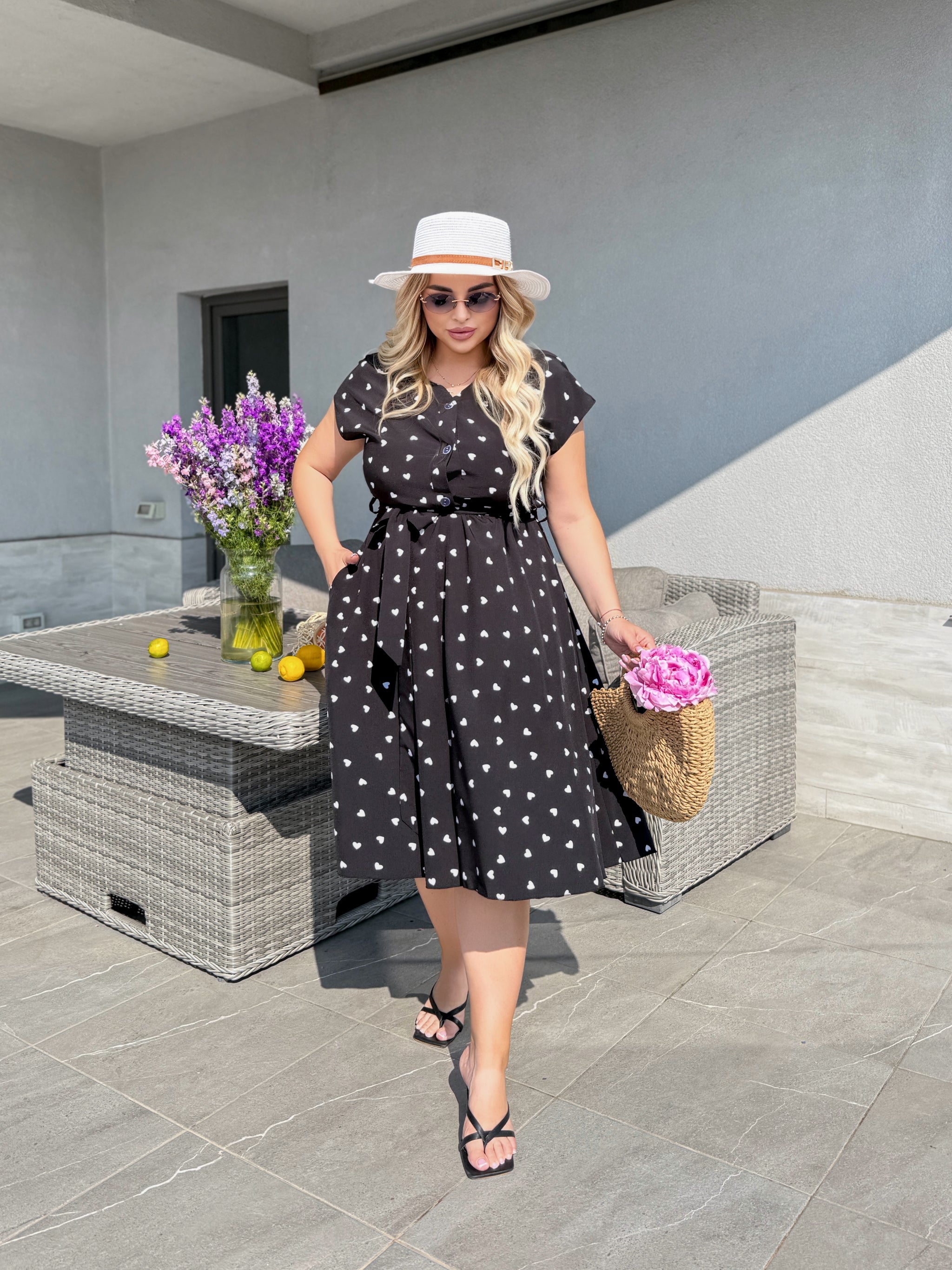 Női ruha plus size 1804