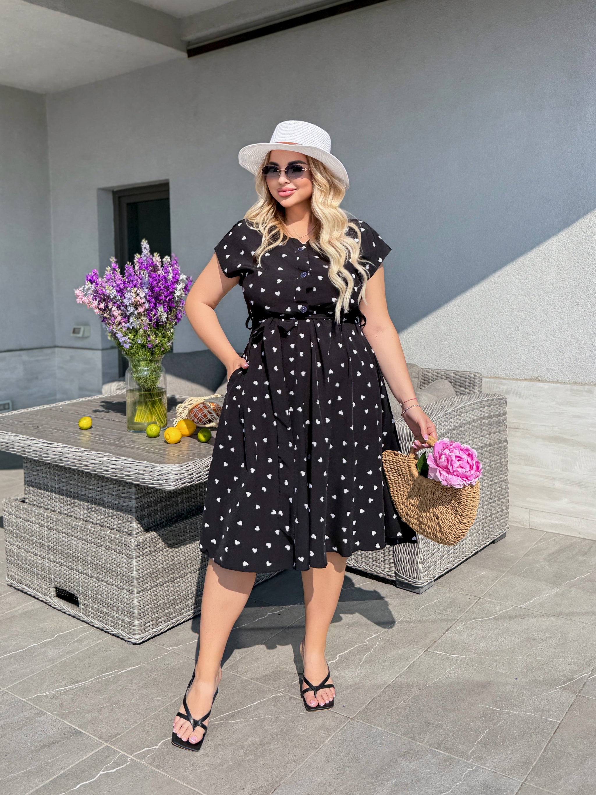 Női ruha plus size 1804