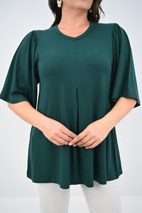 Női blúz, plus size, rakott 1847-25