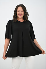 Női blúz, plus size, rakott 1847-25
