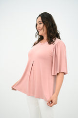 Női blúz, plus size, rakott 1847-25
