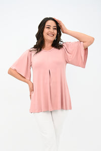 Női blúz, plus size, rakott 1847-25