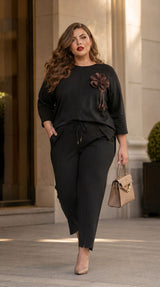 Női melegítőruha plus size 8182