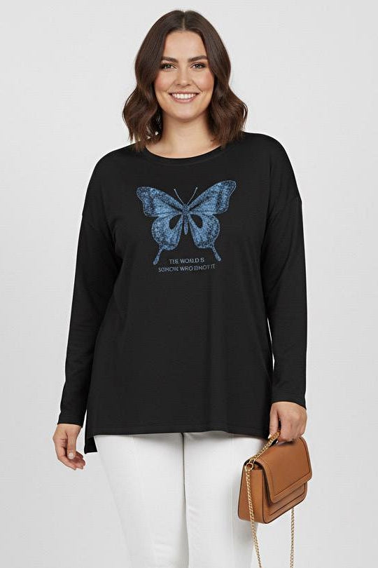 Női plus size csipke blúz 1449-23