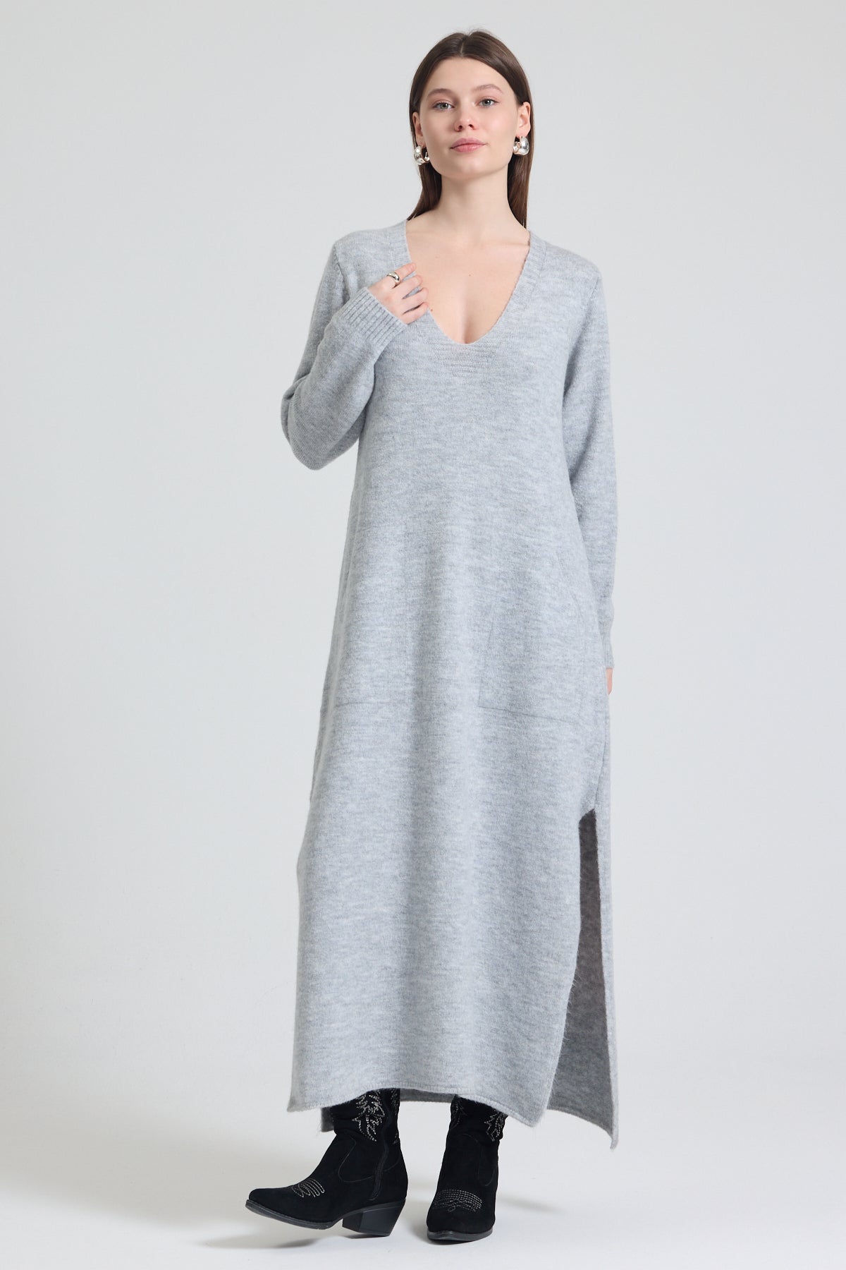 Női pulóver plus size 523