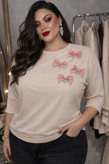 Női plus size csipke blúz 1449-23