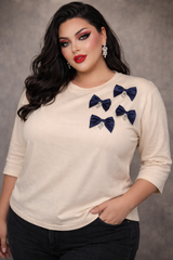 Női plus size csipke blúz 1449-23