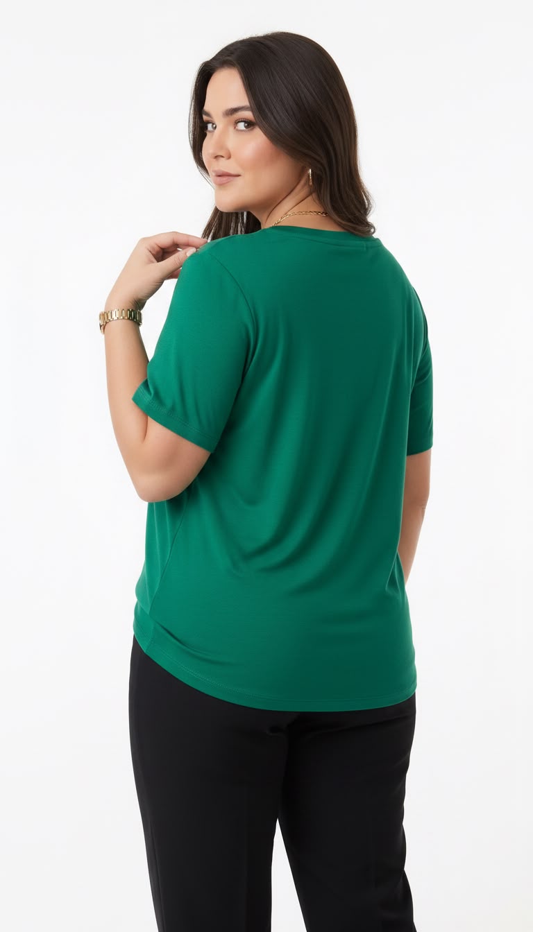 Női plus size csipkés póló 1428-23