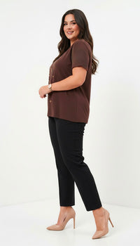 Női plus size csipkés póló 1428-23