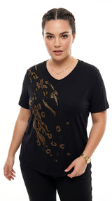 Női plus size csipkés póló 1428-23