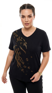 Női plus size csipkés póló 1428-23