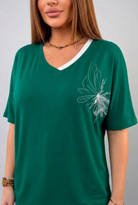 Női plus size csipkés póló 1428-23