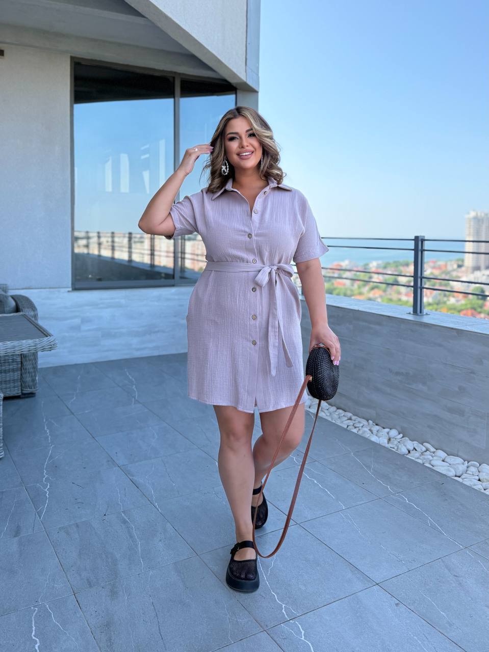 Női ruha, plus size 2202
