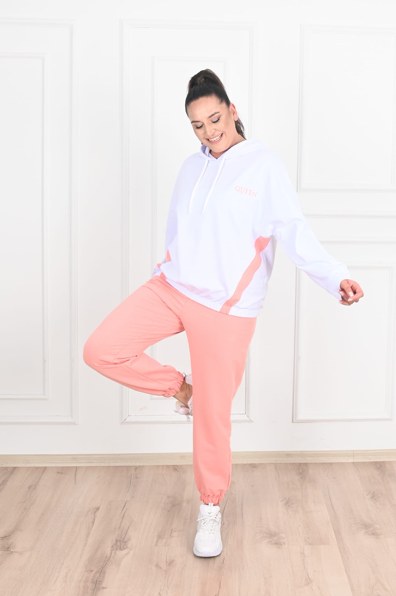 Női melegítőruha, plus size Queen 3457-23