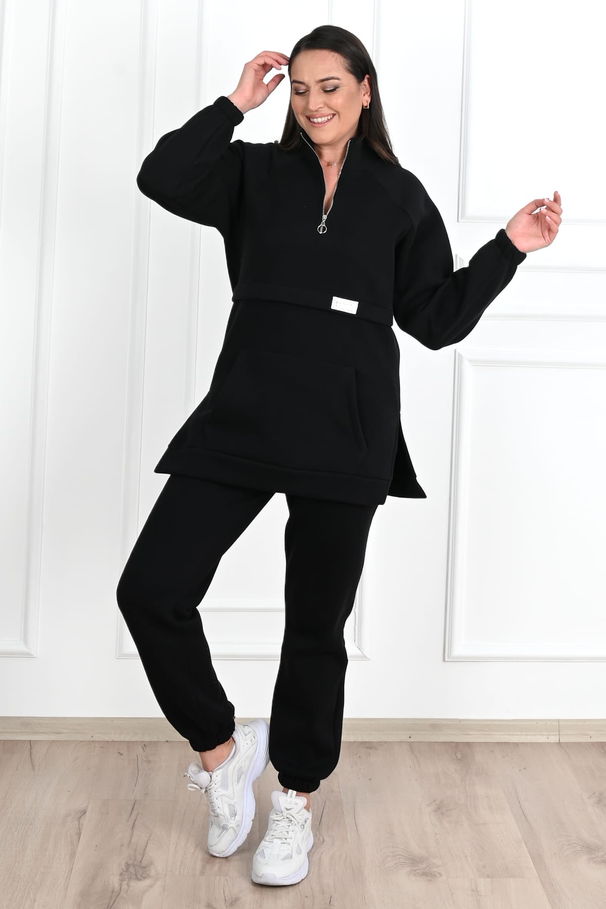 Női plus size bélelt melegítőruha 3545-23-as modell