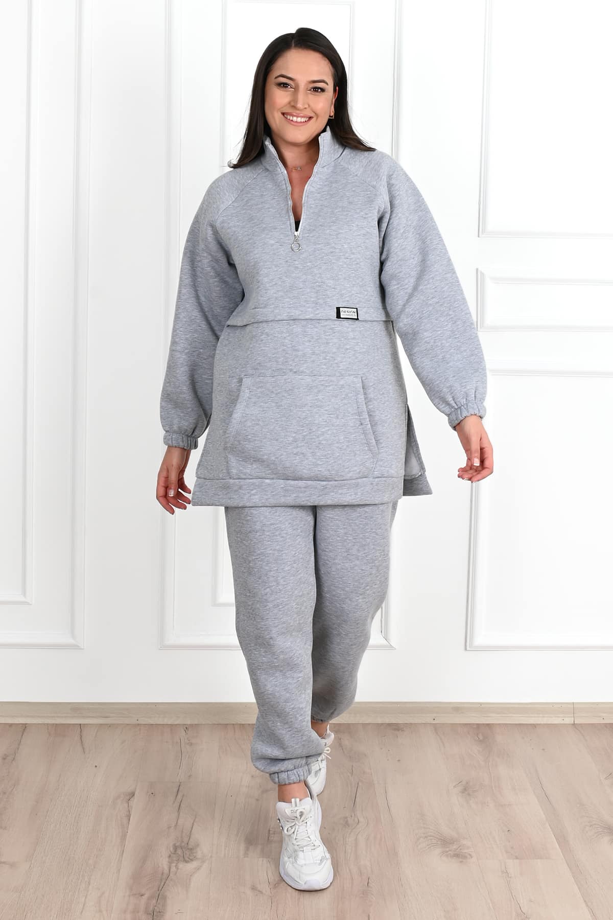 Női plus size bélelt melegítőruha 3545-23-as modell