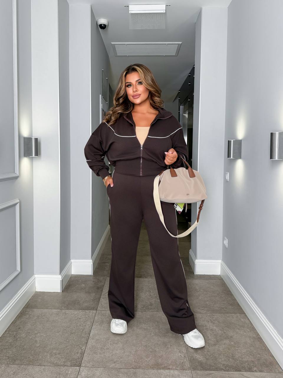 Női melegítőruha plus size 8182