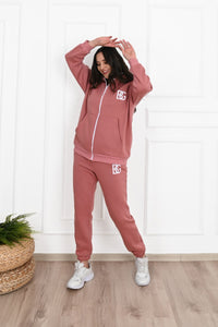 Női plus size bélelt melegítőruha BG 3586-23