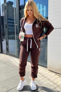 Női plus size bélelt melegítőruha BG 3586-23