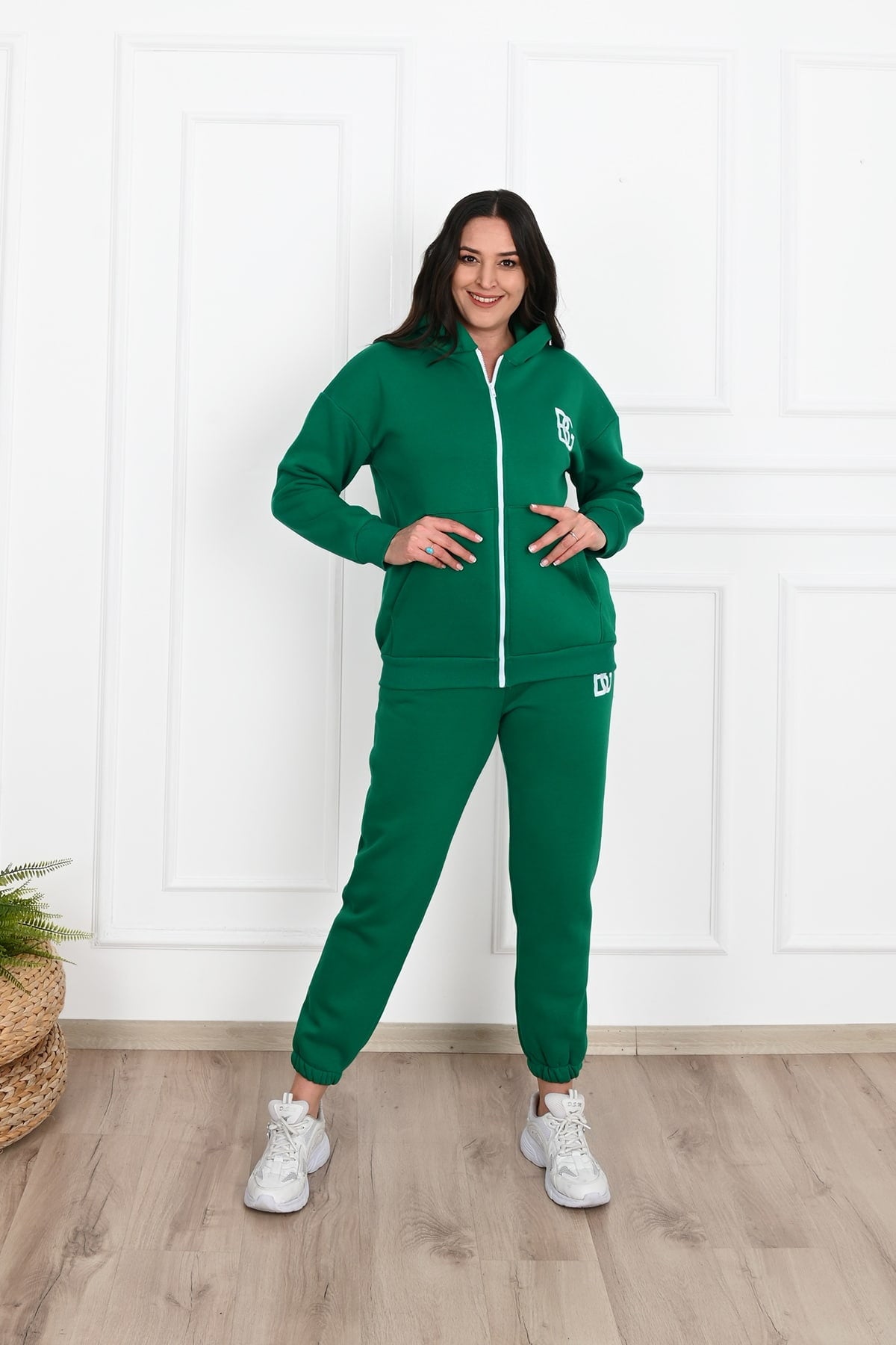 Női plus size bélelt melegítőruha BG 3586-23