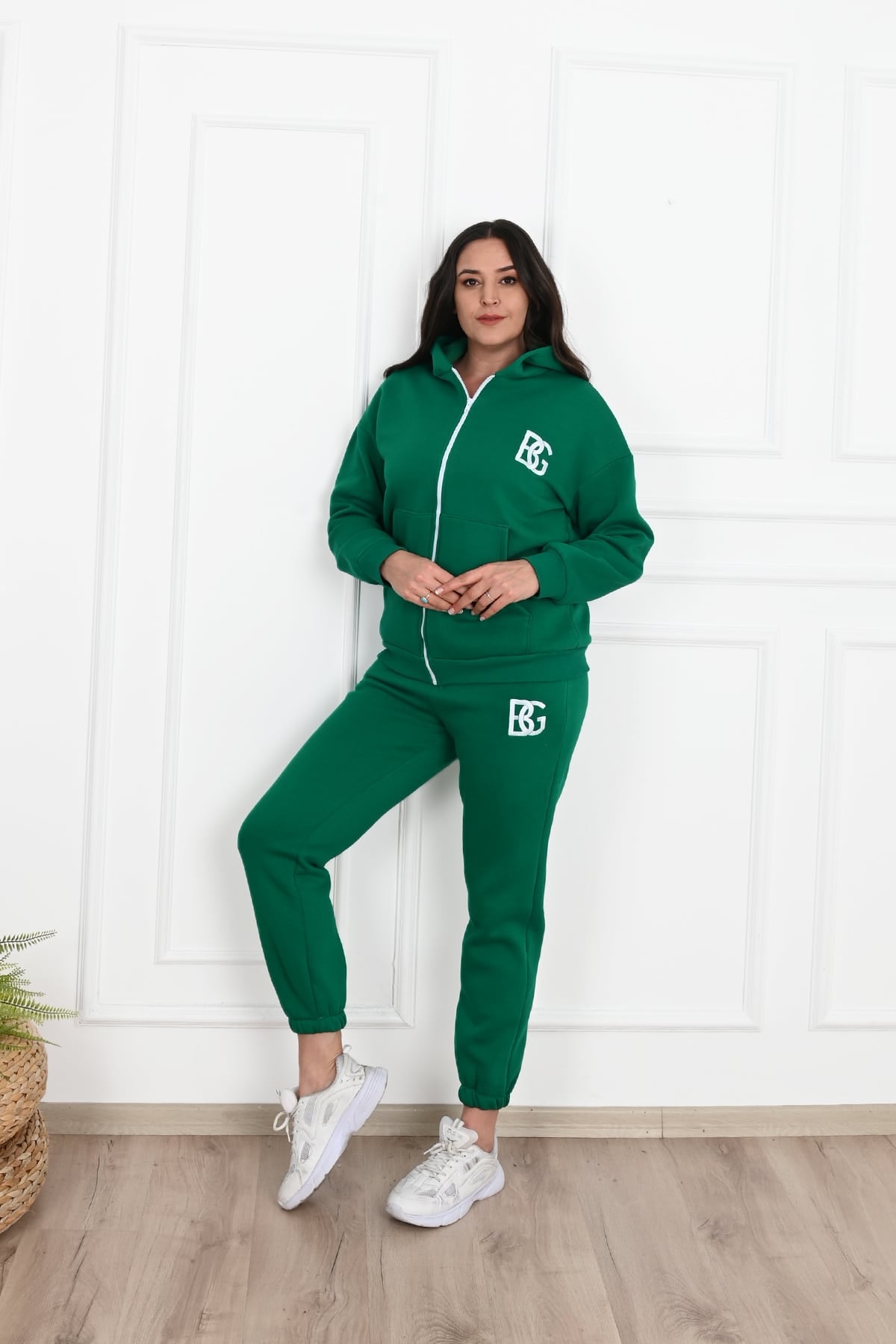 Női plus size bélelt melegítőruha BG 3586-23