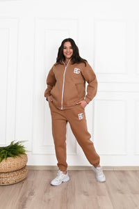 Női plus size bélelt melegítőruha BG 3586-23