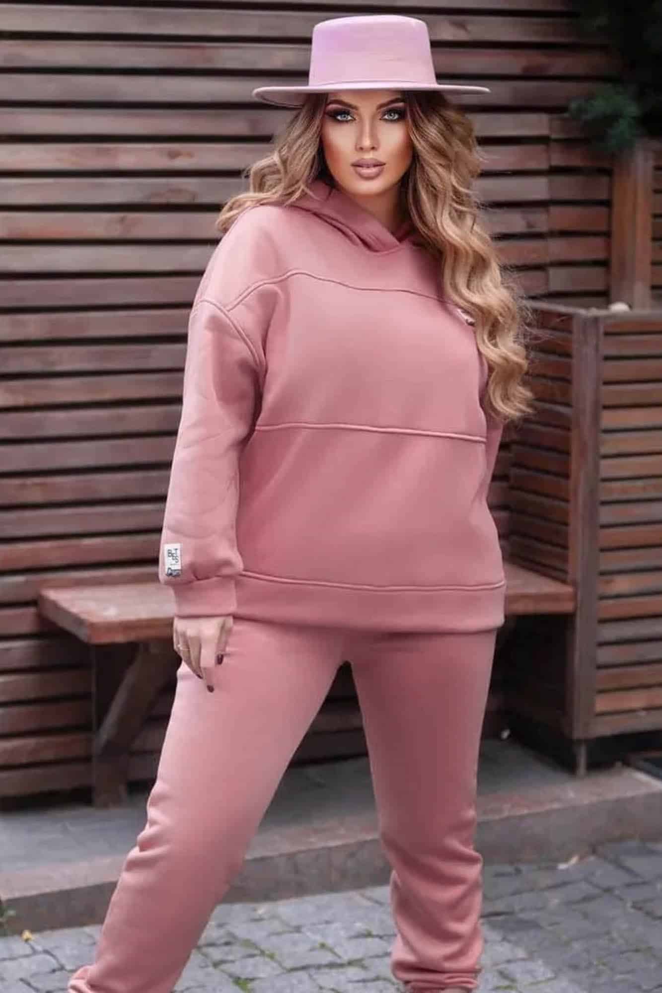Női plus size bélelt melegítőruha Classic 3588-23