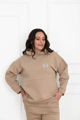 Női plus size bélelt melegítőruha Classic 3588-23