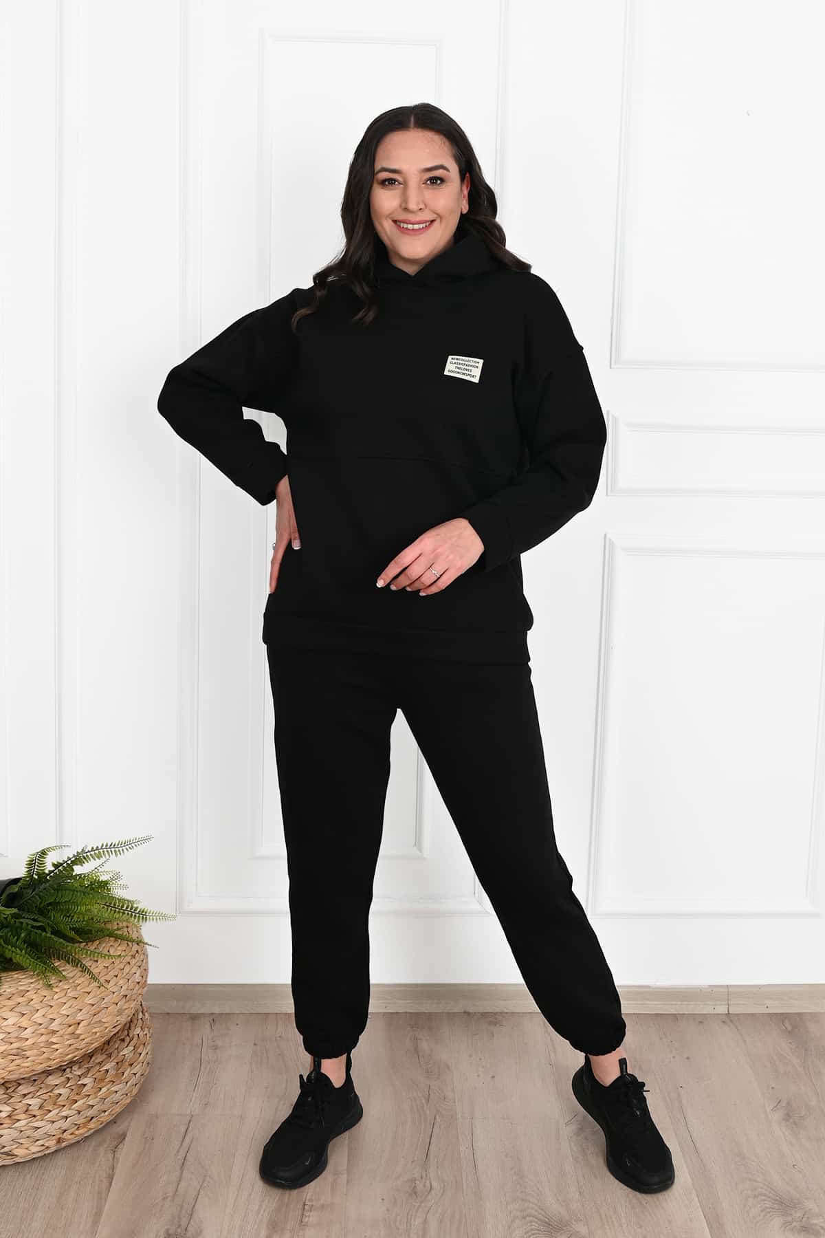 Női plus size bélelt melegítőruha Classic 3588-23