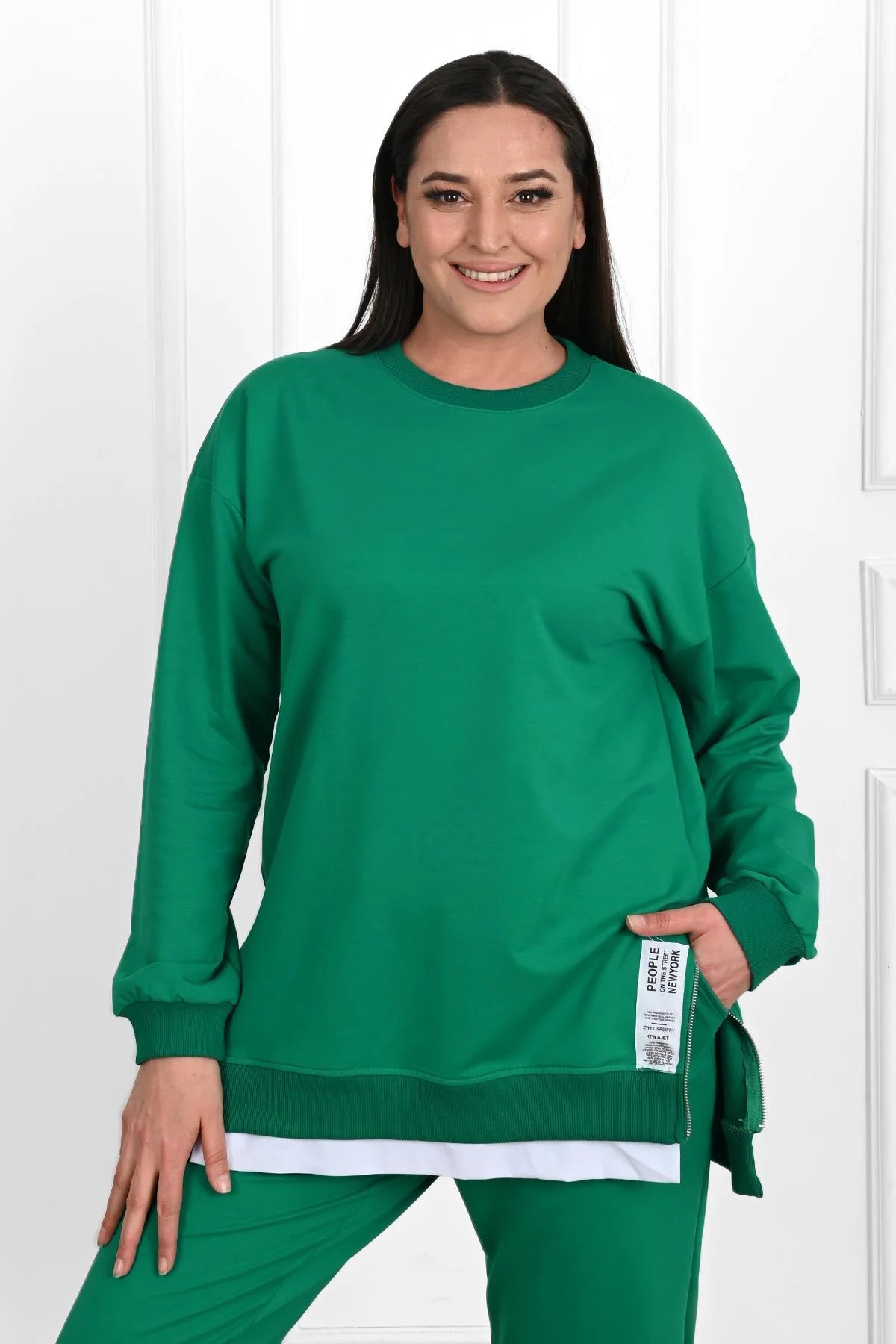 Női melegítőruha, plus size 3613-25 People