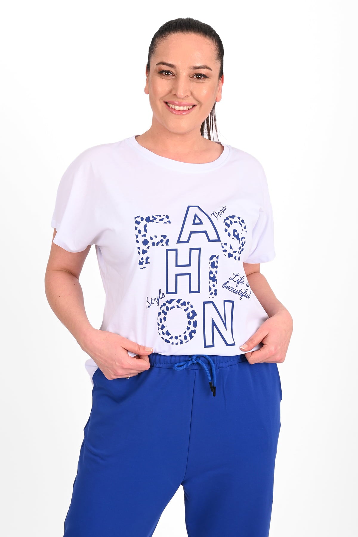 Női melegítőruha plus size Fashion 3636-23