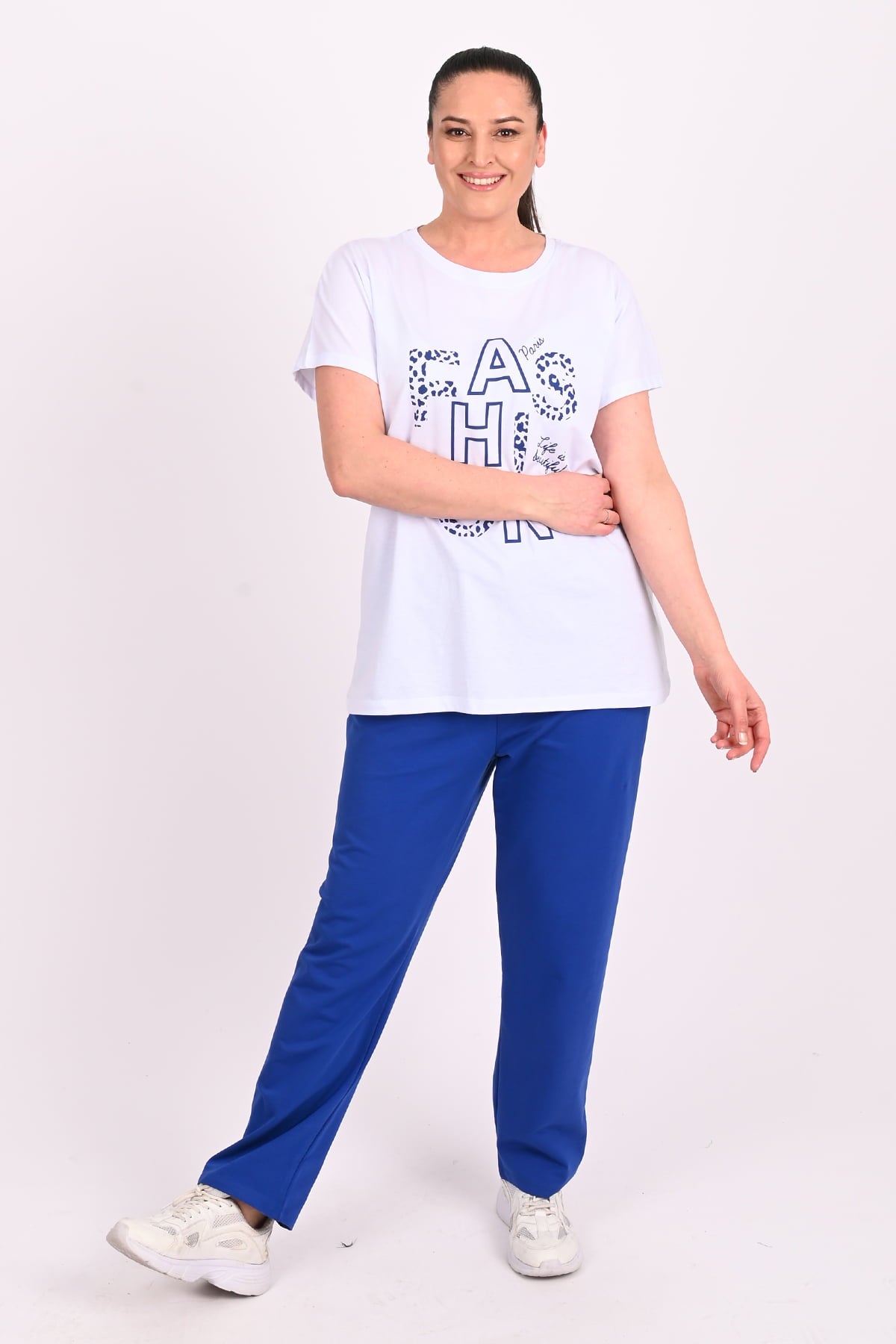 Női melegítőruha plus size Fashion 3636-23