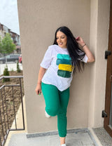Női melegítőruha plus size Paint 3695-23