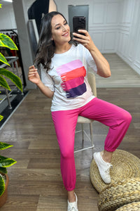 Női melegítőruha plus size Paint 3695-23