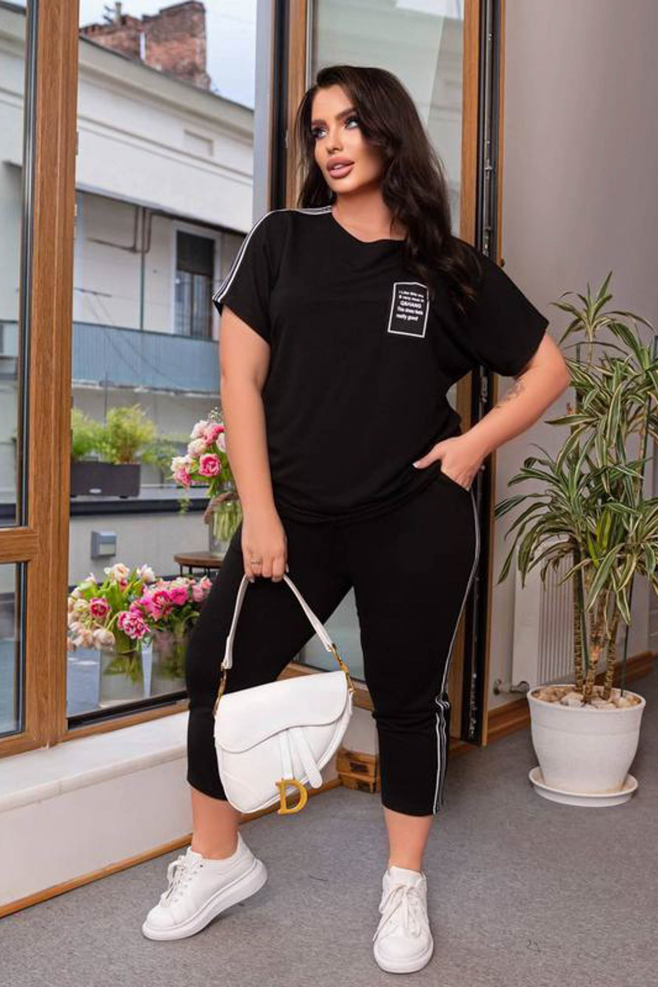 Női melegítőruha, plus size Ora 3697-23