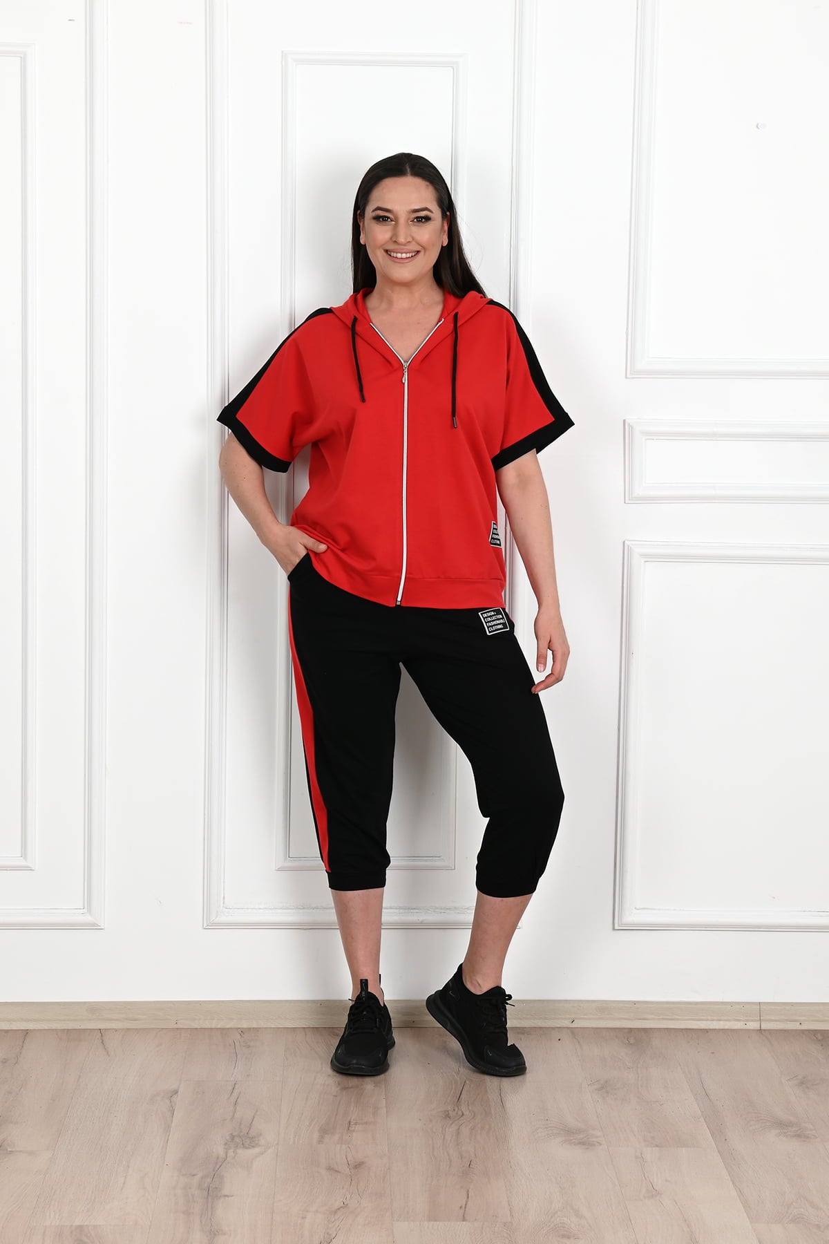 Női melegítőruha plus size Design 3703-23