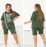 Női melegítőruha, plus size Relax 3796-23