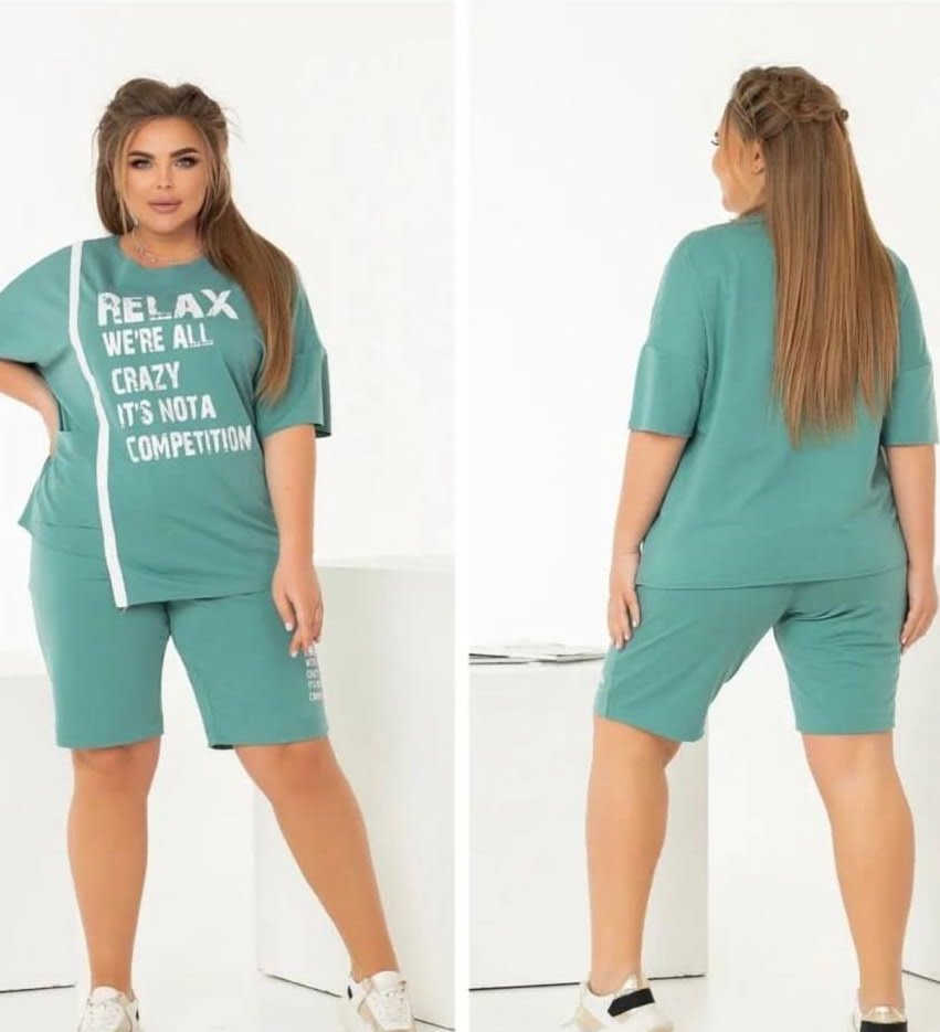 Női melegítőruha, plus size Relax 3796-23