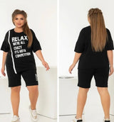 Női melegítőruha, plus size Relax 3796-23