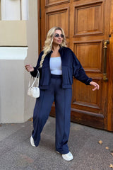Női plus size bársony melegítő 8072