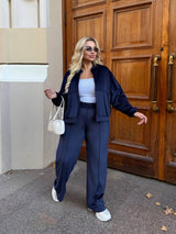 Női plus size bársony melegítő 8072
