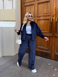 Női plus size bársony melegítő 8072