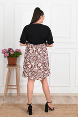Női plus size ruha gombokkal 5086-22