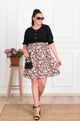 Női plus size ruha gombokkal 5086-22