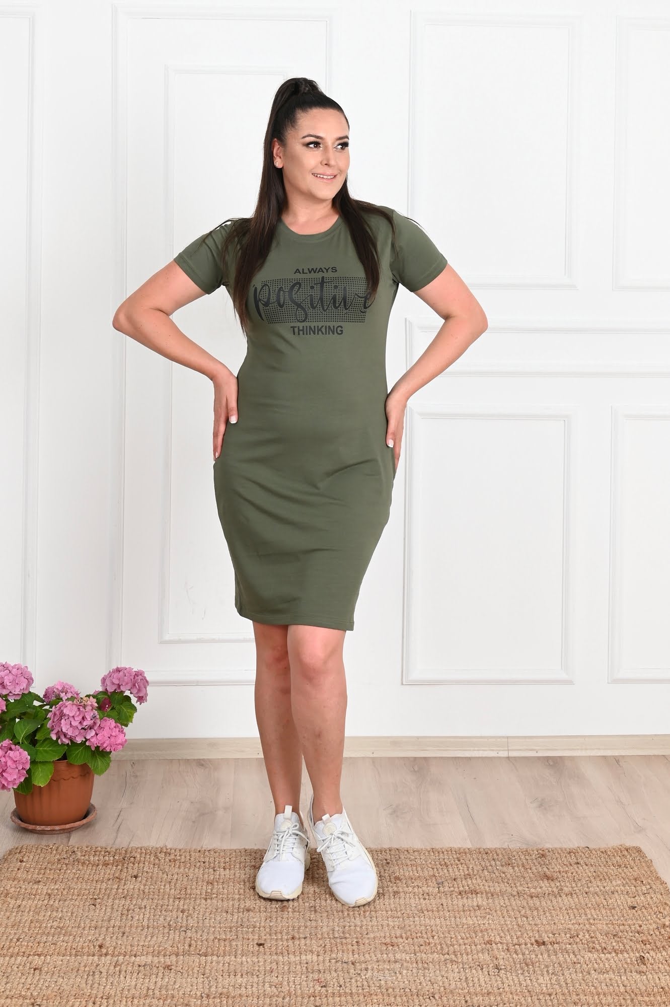 Rochie dama marimi mari Positive 5097-22
