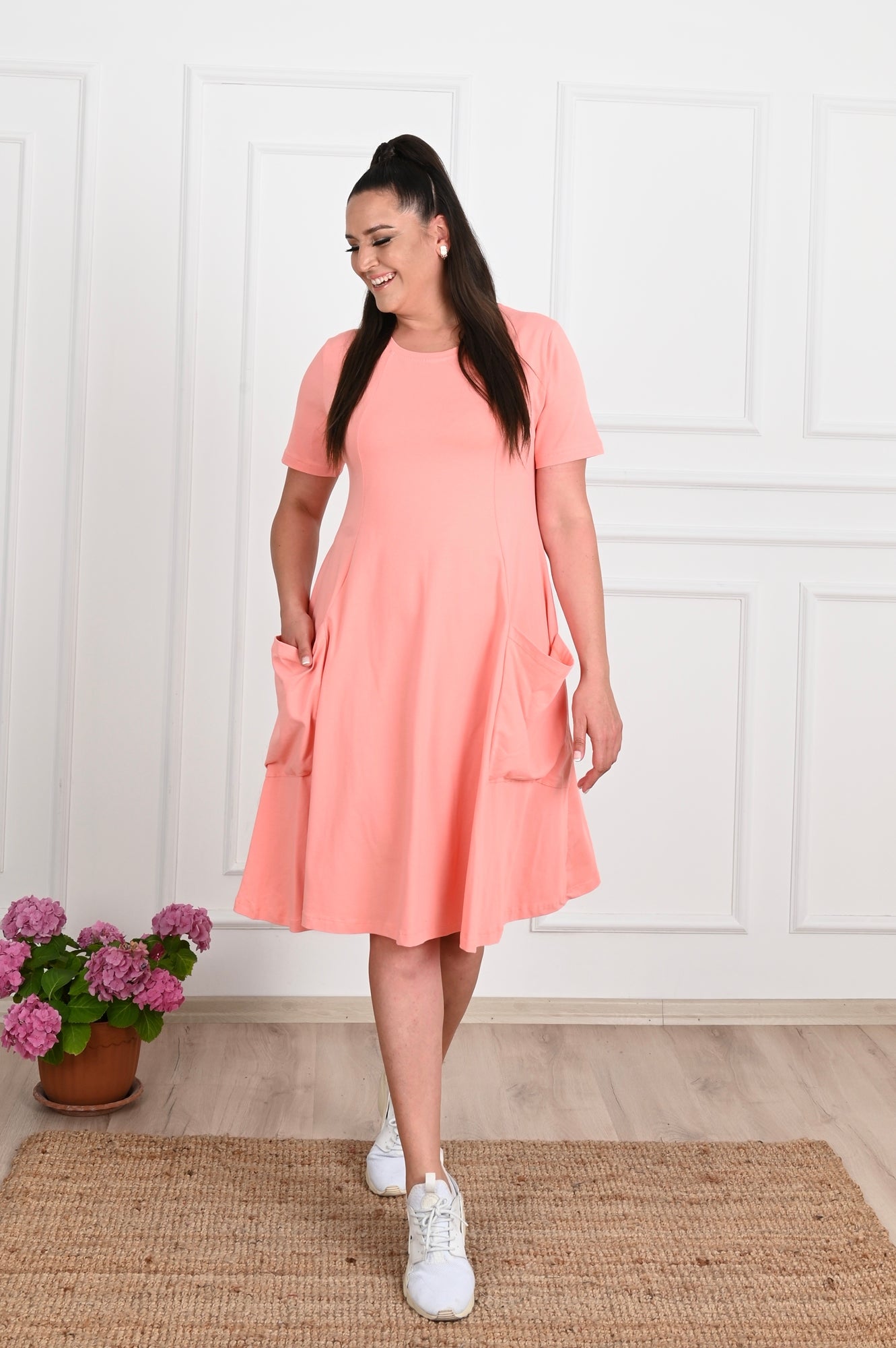 Női ruha, plus size gogosar 5098-22