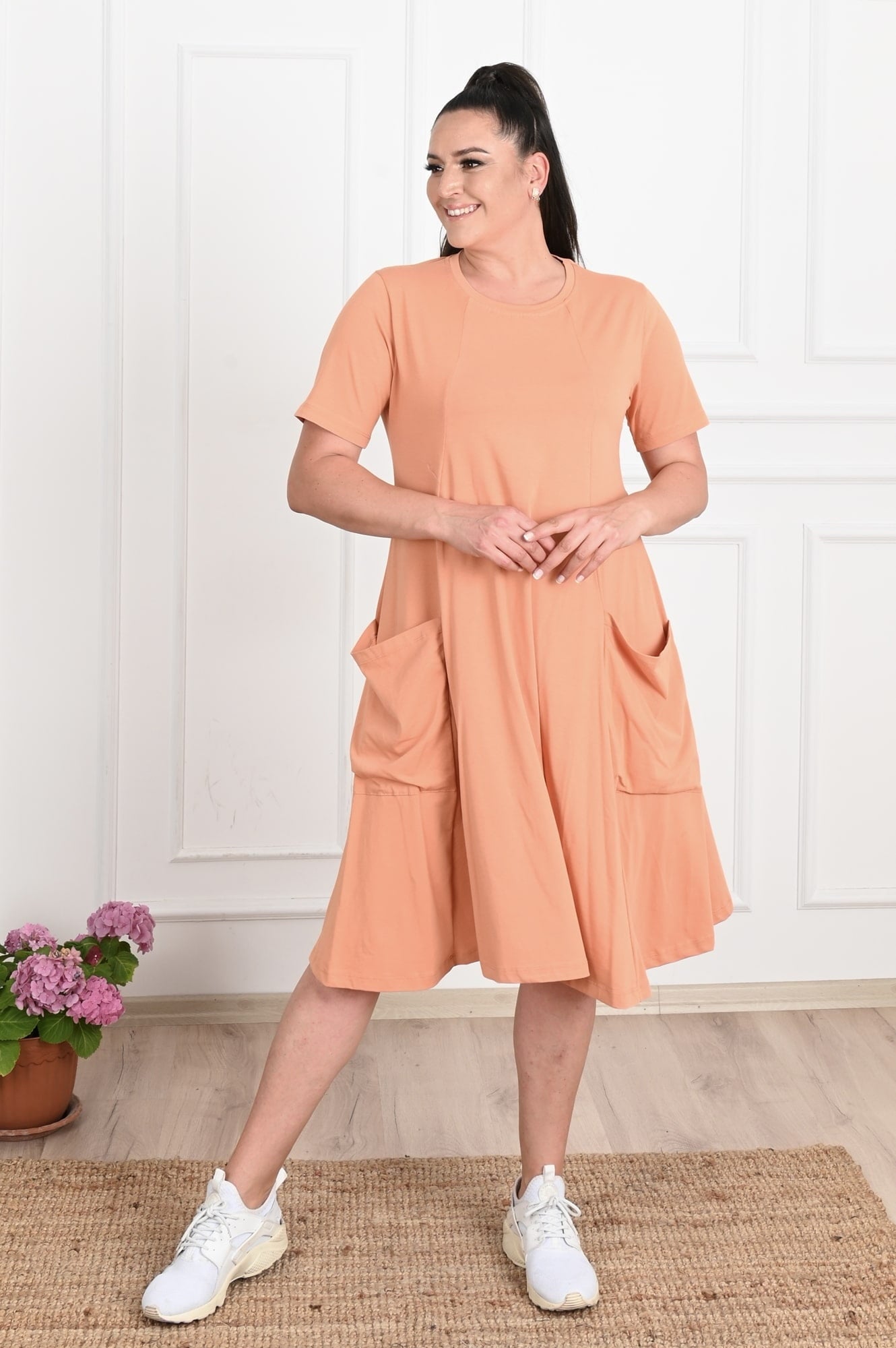 Női ruha, plus size gogosar 5098-22