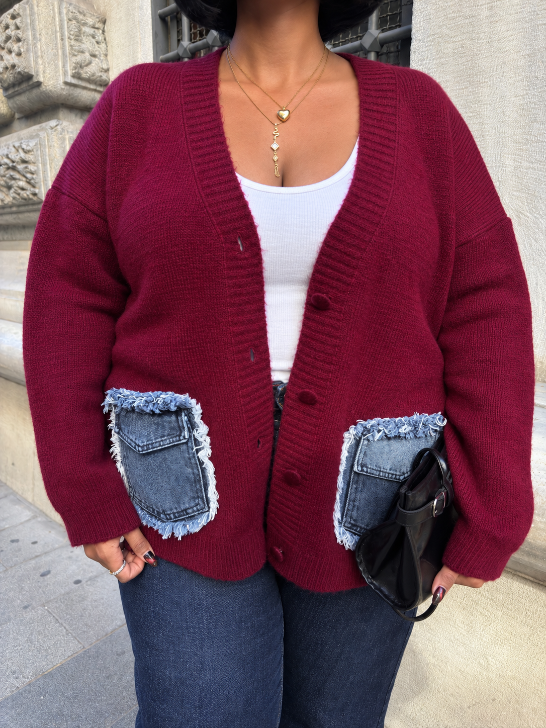 Női pulóver plus size 523