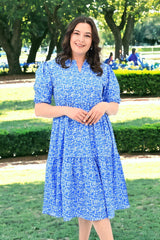 Női plus size ruha rövid ujjal 5230